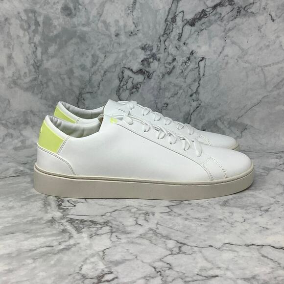 Thousand Fell Mens 10 White/Washed Acid Lace Up Low Top Sneakers Shoes H19-9 - Picture 3 of 10